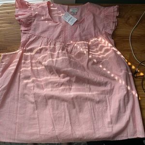 JCrew Flutter Sleeve Top